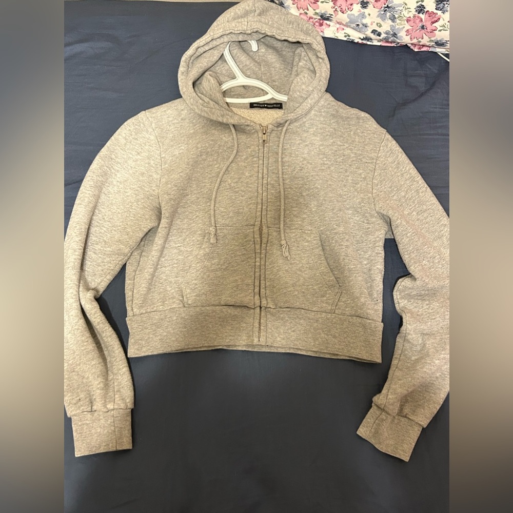 pacsun grey crystal hoodie